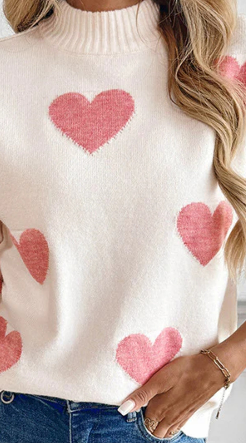 ❤️ Heart Turtle Neck Knit ❤️