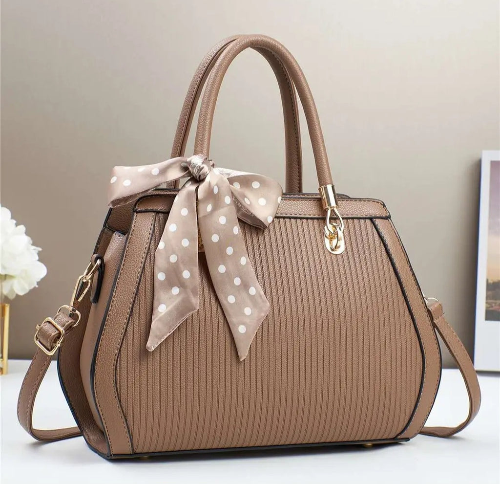 Medium Tote with Scarf detail