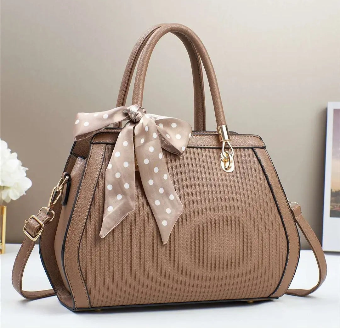 Medium Tote with Scarf detail