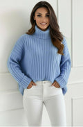 Oversized Ribbed Turtleneck