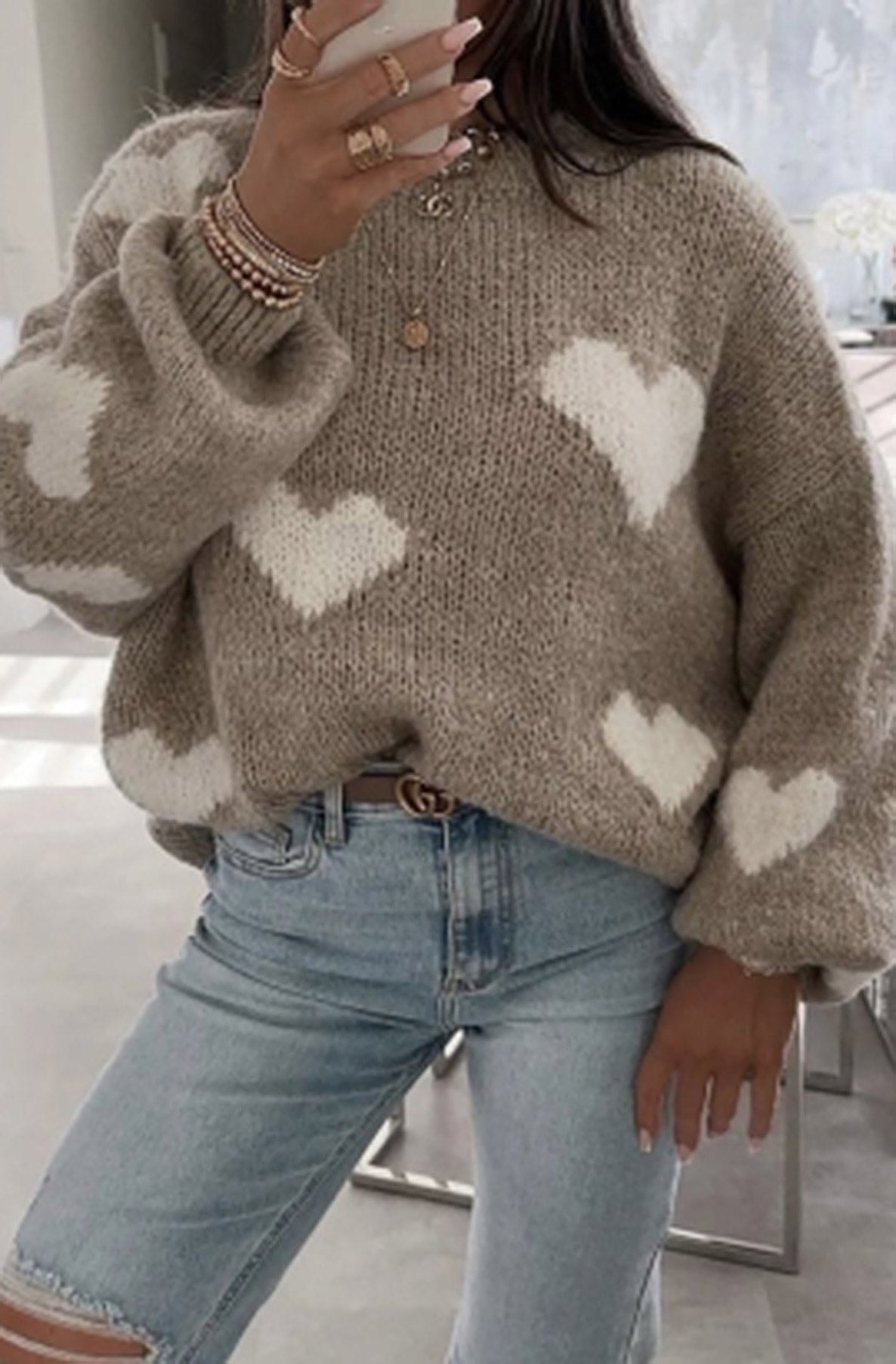 Sweetheart Oversized Knit