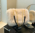 Faux Fur Shoulder Bag