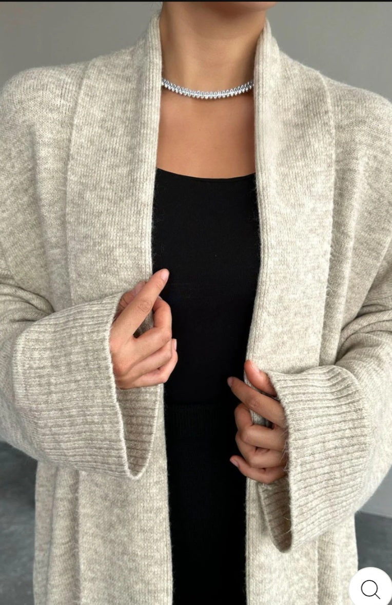 Soft Knit Longline cardigan