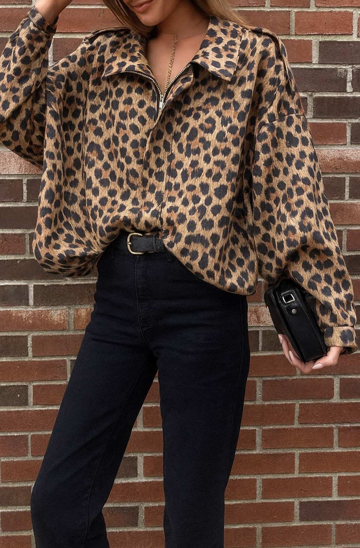 Leopard Oversize Jacket