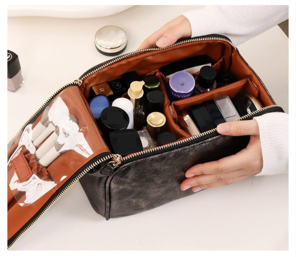 Large PU Cosmetic Bags