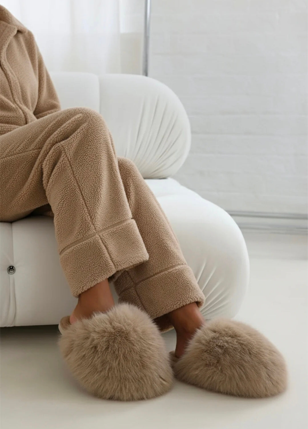 Extreme Oversized Fluffy Slippers