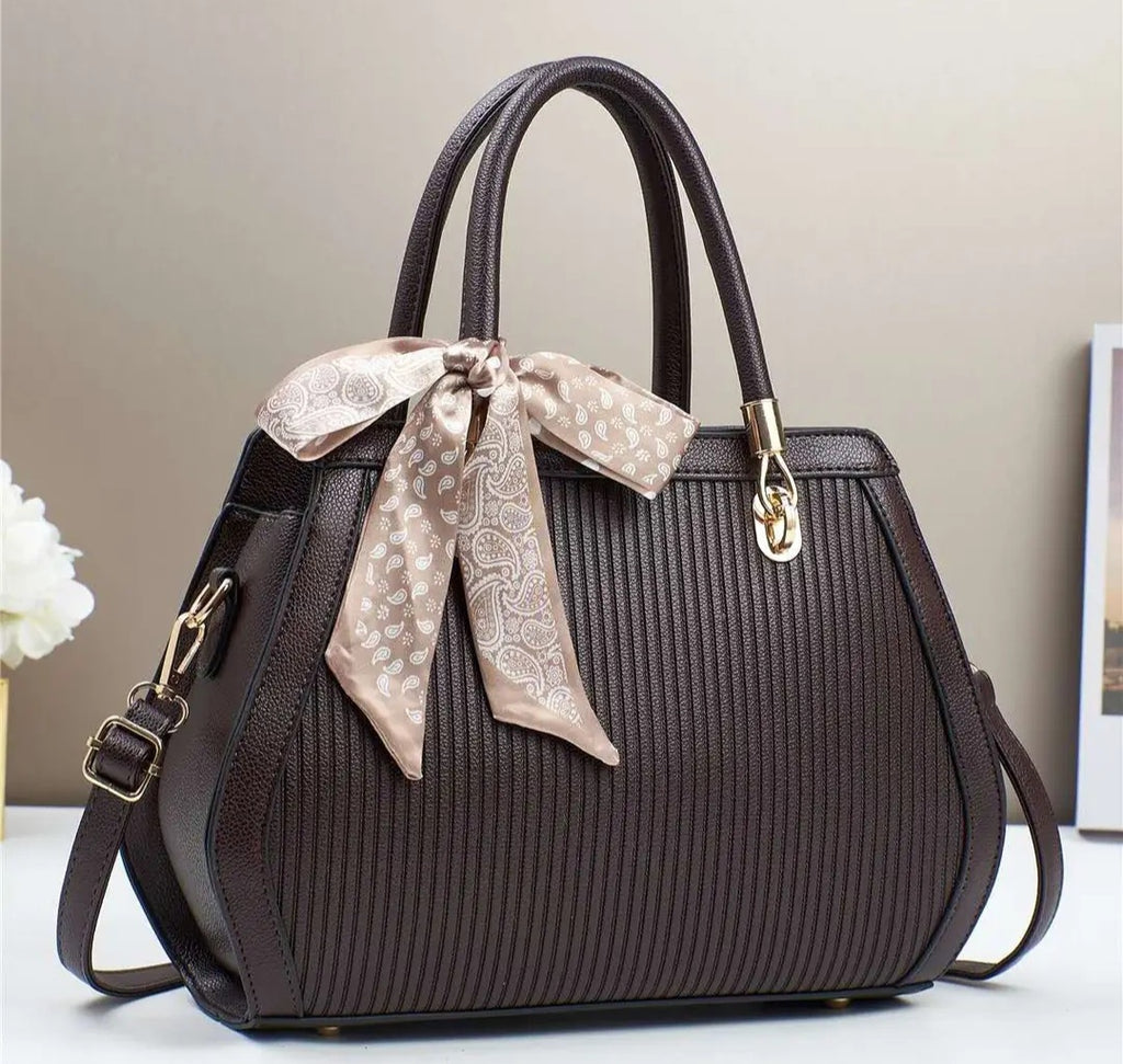 Medium Tote with Scarf detail