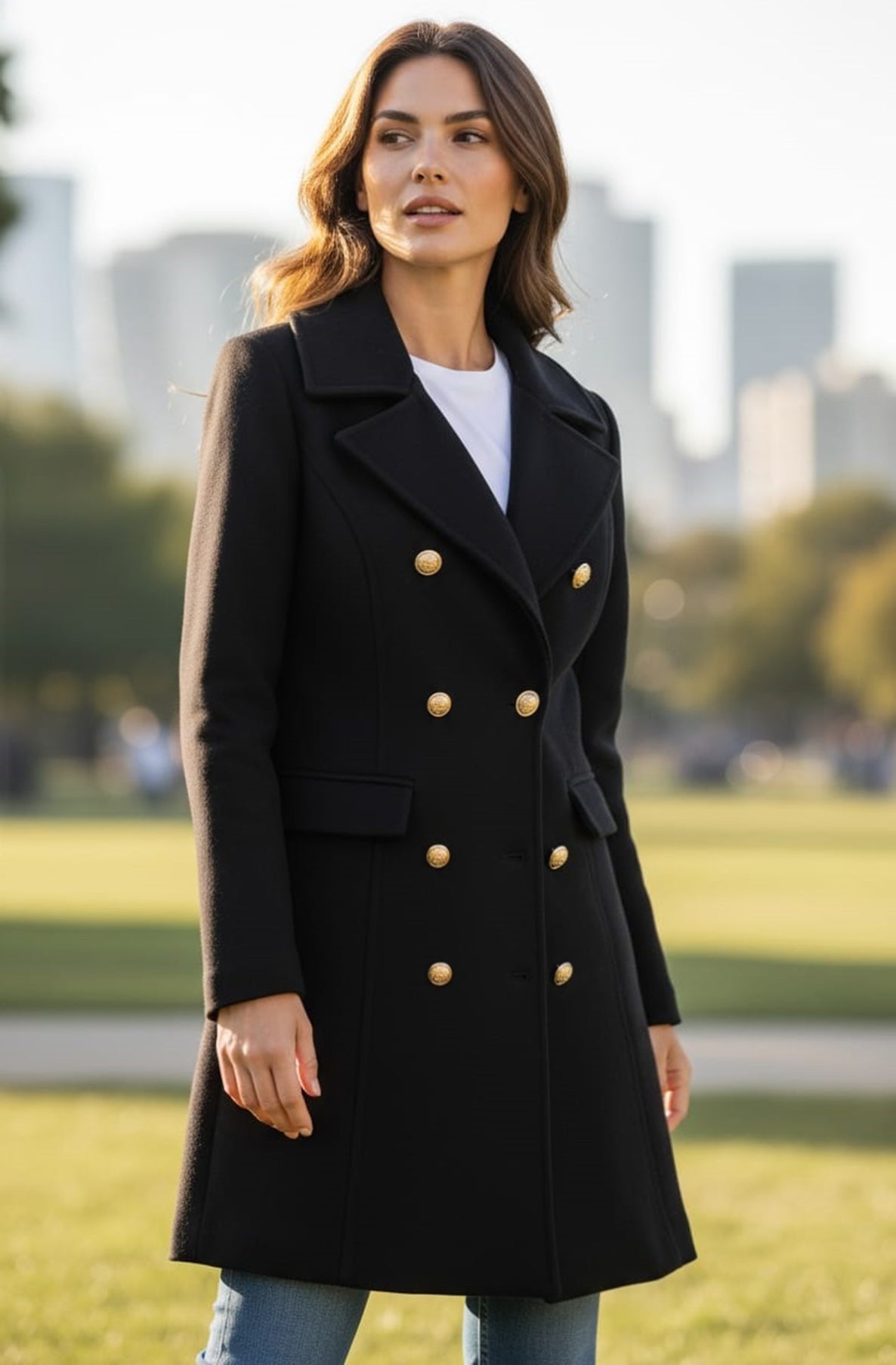 Juliette Military Longline Coat