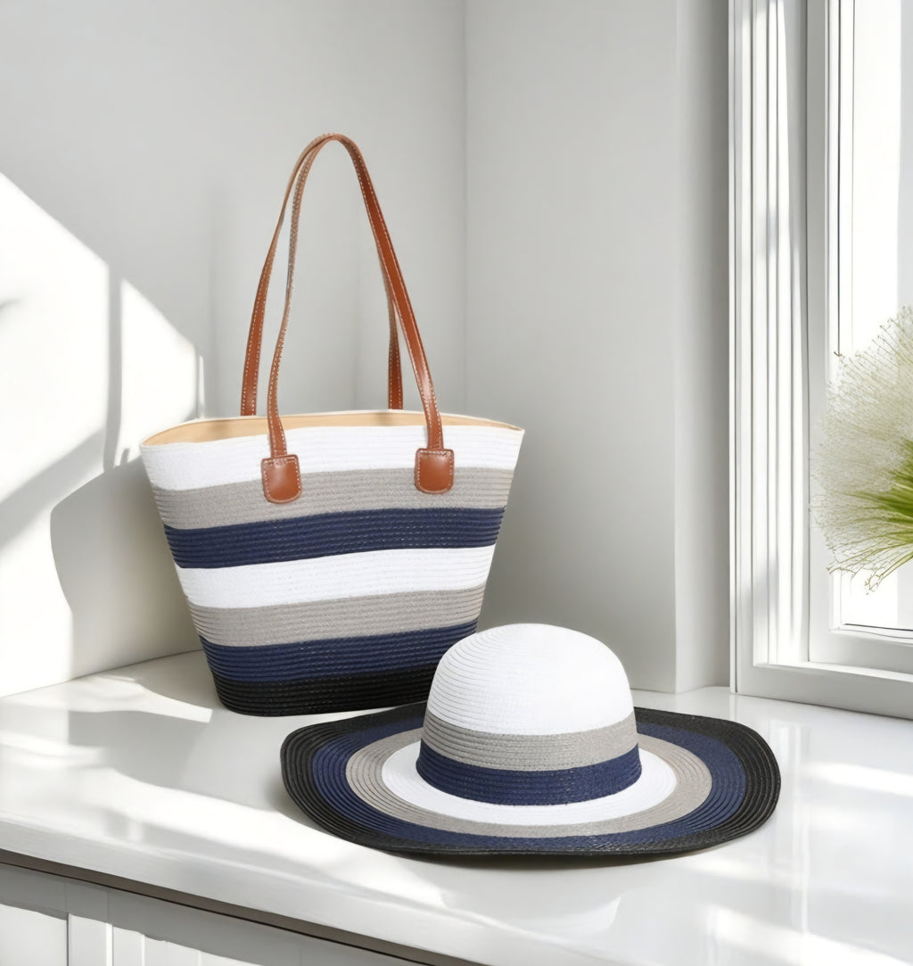 Straw Bag and Hat SETS
