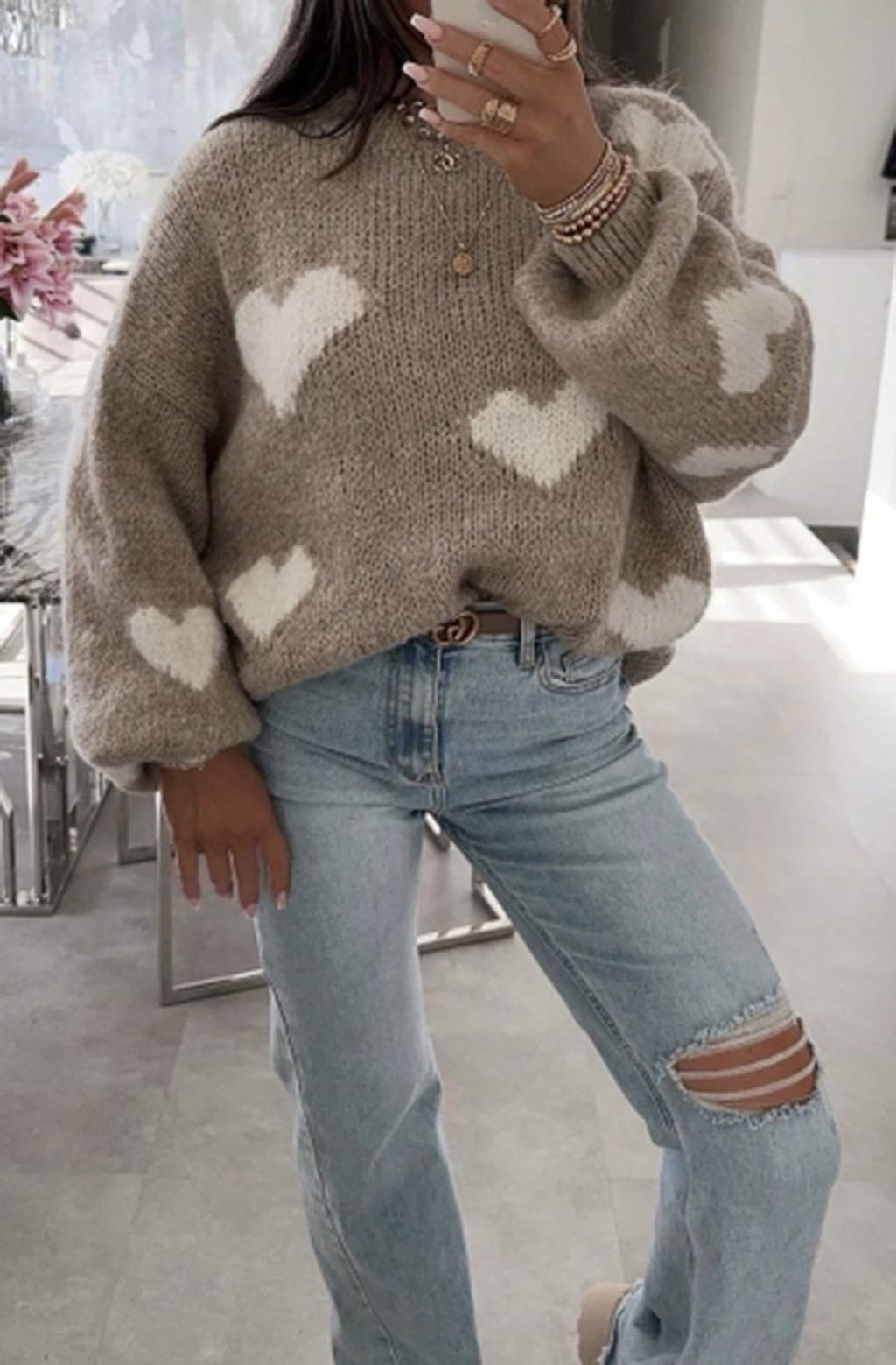 Sweetheart Oversized Knit