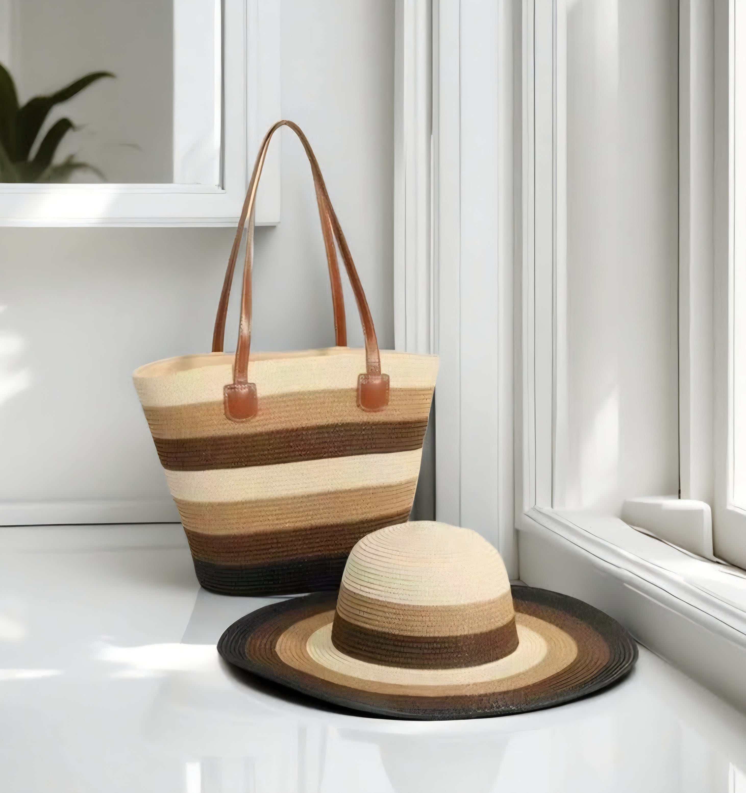 Straw Bag and Hat SETS